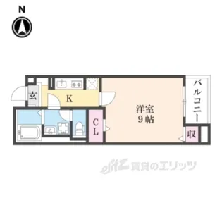 リグノ天理【2階】の間取り