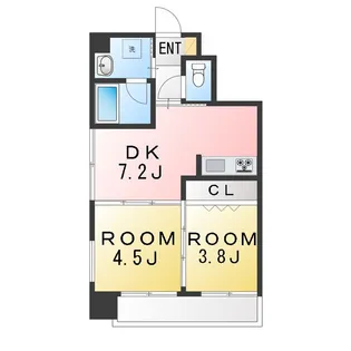 プライムガーデン新杉田西【6階】の間取り