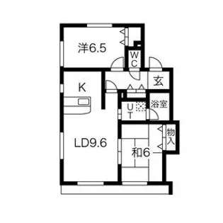 ファミーサウス【1階】の間取り