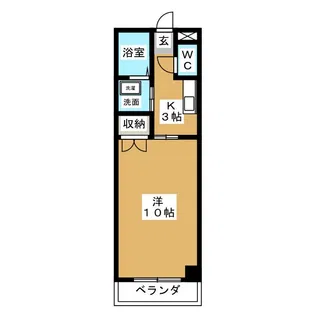 ハイツYG A棟【2階】の間取り