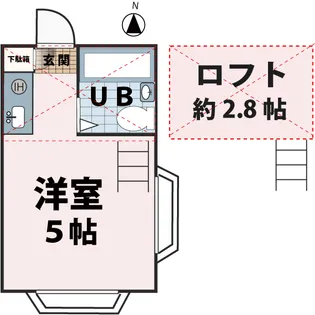 グリーンハイム鶴ヶ島【2階】の間取り