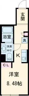 長楽町屋レジデンス【3階】の間取り
