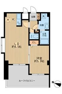 メゾン西馬込【5階】の間取り