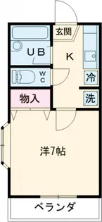 コーポみらいパート2【2階】の間取り