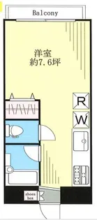 バーム千駄ヶ谷【4階】の間取り
