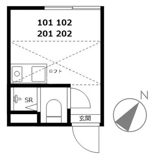 Decor Maison 中目黒【2階】の間取り