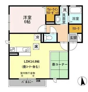 ダッフィールーム【1階】の間取り