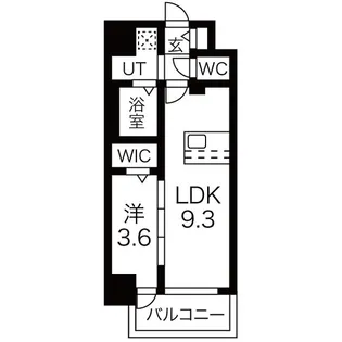 ファステート難波グランプリ【5階】の間取り