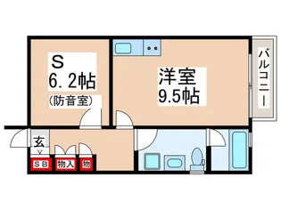 artista【3階】の間取り
