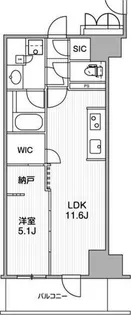 WORVE横浜伊勢佐木町【8階】の間取り