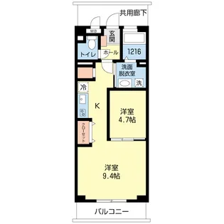 フォレスト6【3階】の間取り