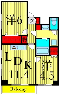 NBM【4階】の間取り