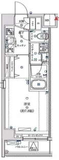 スクエアシティ東白楽マキシヴ【4階】の間取り