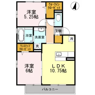 グリーンヒルズ【2階】の間取り