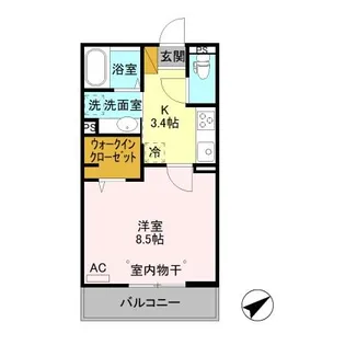 ステラート【3階】の間取り