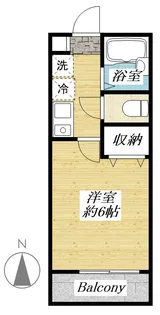 ボー・ユニヴェール【2階】の間取り