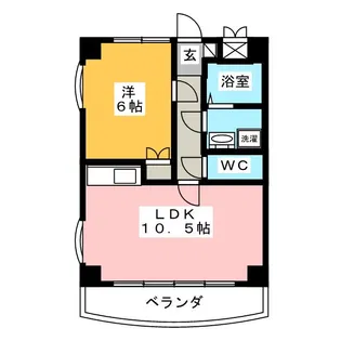 セラヴィ広見【4階】の間取り