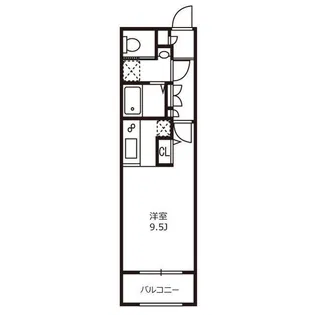 レフィナード【3階】の間取り