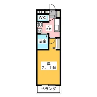 クレール南町【2階】の間取り