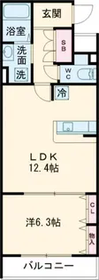 トレ フレッチェ【1階】の間取り