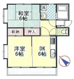 好日館【4階】の間取り
