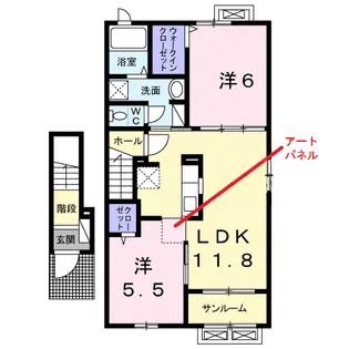ドリームフェアIII【2階】の間取り