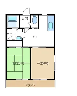 エントピアあさひ【2階】の間取り