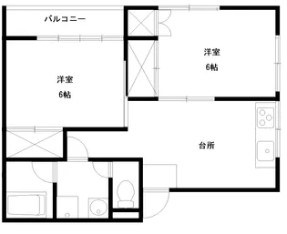 コーポクレイン【1階】の間取り