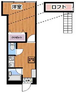 クレイル西荻【4階】の間取り