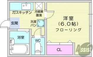 アーバンハイツ北の杜【2階】の間取り