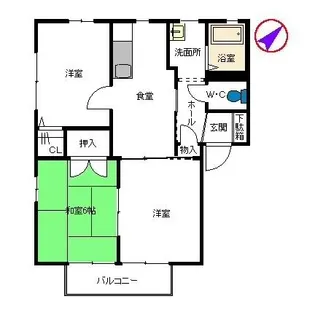 レーベンSK【2階】の間取り