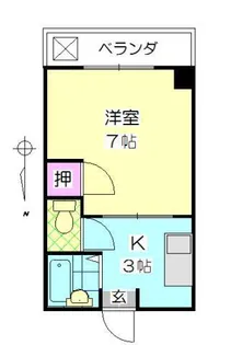 ディアコートC【3階】の間取り