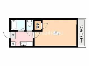 ロイヤルメゾン下荒田【2階】の間取り