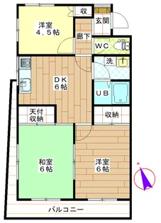 ケイビル【2階】の間取り