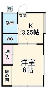 1Kの間取り画像