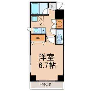 ヤサカハイム市川【3階】の間取り