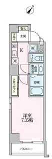 1Kの間取り画像