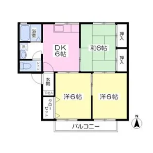 ニューエレガンス【2階】の間取り