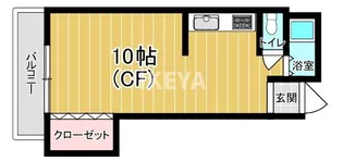 ハイツ南ながら【4階】の間取り