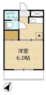 フィールドアーク白楽【1階】の間取り