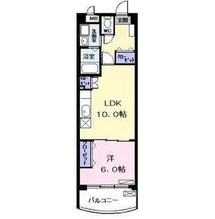 レジデンス高道【5階】の間取り