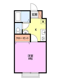 エスポワール中曽根II【1階】の間取り