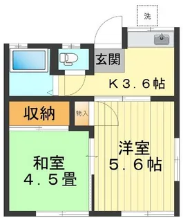 ベルウッド【1階】の間取り