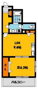 あけぼのヴィラージュマンション【3階】の間取り