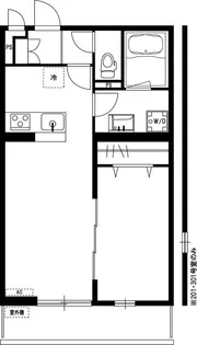 埼玉県さいたま市南区文蔵2【アパート】の間取り