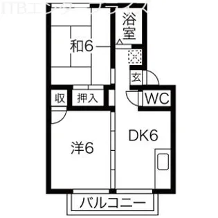 静岡県浜松市中央区原島町【アパート】の間取り
