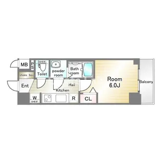 ファステート神戸サルビア【7階】の間取り