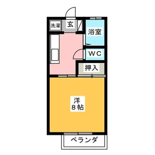 メゾンフィリップ【2階】の間取り