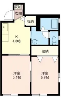 プルミエール桜ヶ丘【1階】の間取り