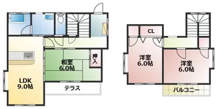 熊本県熊本市東区長嶺東4【一戸建】の間取り